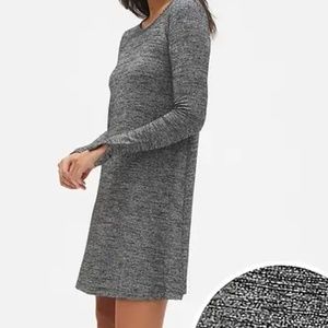 Gap metallic silver gray‎ swing dress size S NWT